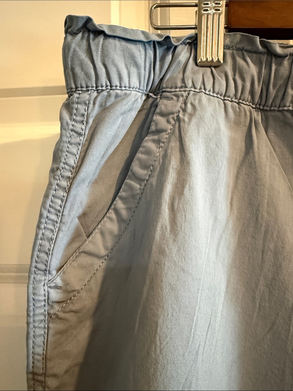 Sonoma Light Blue Women’s Drawstring Chinos - Picture 3 of 5